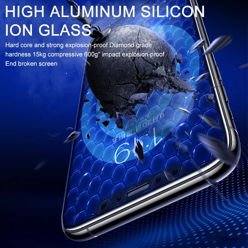 3Pcs 30D Tempered Glass Screen Protectors for iPhone Models