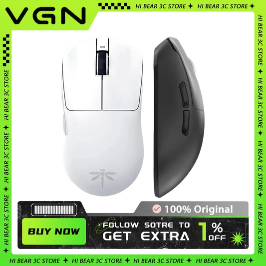 VGN Dragonfly F1 Wireless Gaming Mouse: Dual-Mode, Rechargeable, FPS Light Weight
