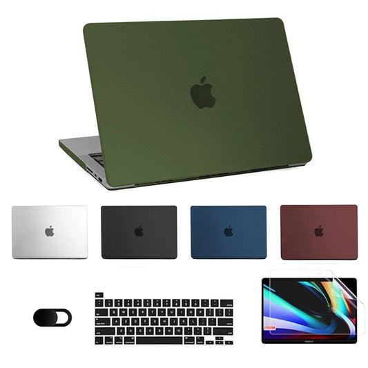 2024 New Ultra Thin Hard Shell Laptop Case for MacBook Air 13, MacBook Pro 14 (M3 M2 M1 Chip), Air 13 (13.6), 15 (A2941): Protective Cover