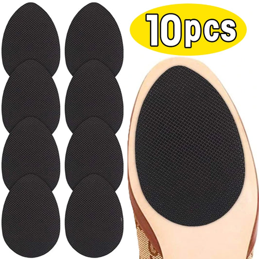 10Pcs Non-slip Shoe Sole Protectors: Oxford Frosted Stickers for High Heels and Sandals
