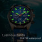 LIGE Fashion Men's Luxury Silicone Sport Watch: A Stylish Quartz Timepiece with Date, Waterproof, and Chronograph Features