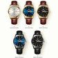 LIGE Fashion Luxury Men's Quartz Watch: Leather Strap, Waterproof