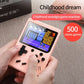 Retro Portable Mini Handheld Video Game Console: 8-Bit, 3.0 Inch Color LCD, Kids Color Game Player with Built-in 500 Games