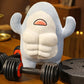 40CM Muscle Shark Plush Doll: Adorably Worked-Out Stuffed Cartoon Toy - Strong Animal Pillow, Ideal for Girlfriend or Boyfriend Gifts!