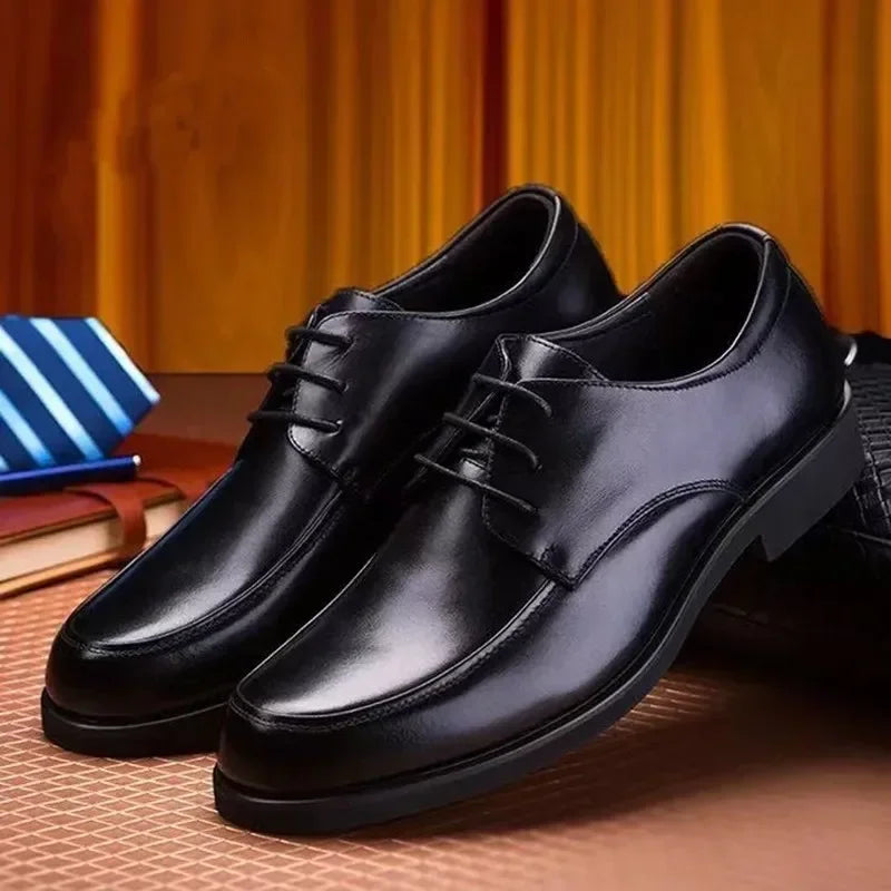 Elevate Your Style: Original Leather Italian Skin Men's Dress Shoes - Elegant, Formal, and Luxurious for Casual Business and Social Events