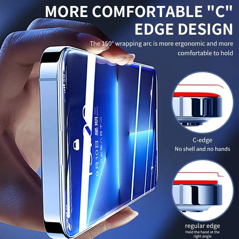 3Pcs Tempered Glass Screen Protectors: iPhone 11-15 Series