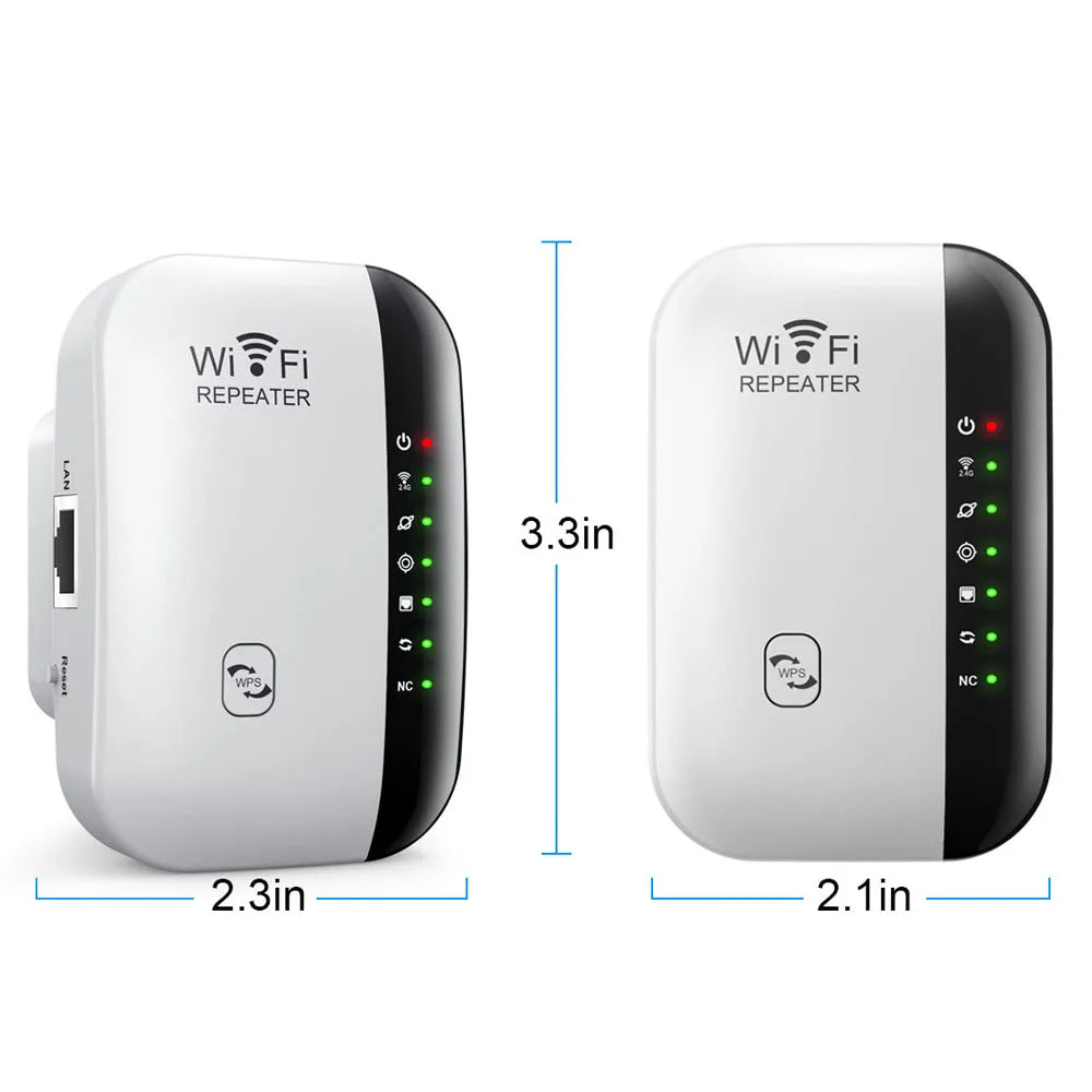 300Mbps Wireless WiFi Repeater: Range Extender & Signal Amplifier for PC