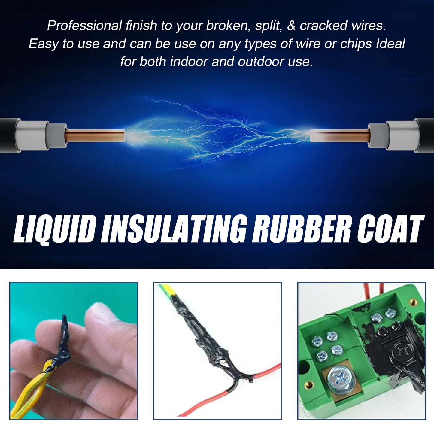 30/50ml Liquid Insulating Tape: Repair Solution for Electrical Wires