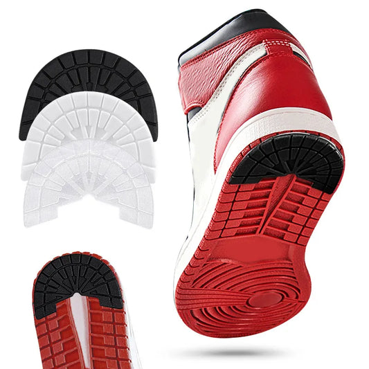 1 Pair Wear-Resistant Anti-Slip Rubber Sole Stickers: Self-Adhesive Shoe Pads for Sneakers