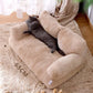 Luxury Cat Bed: Super Soft Sofa for Small Dogs and Cats - Detachable, Washable, Non-slip Design for Cozy Sleeps