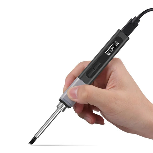 GVDA Smart Electric Soldering Iron: Adjustable 65W with Fast Heat and Portable Kit
