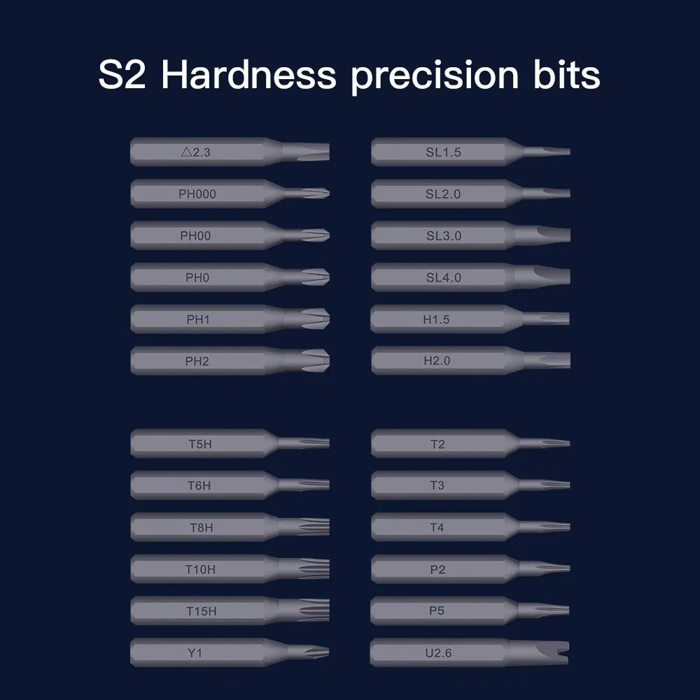 28-in-1 Precision Electric Screwdriver Set for Xiaomi Repair