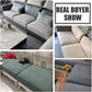 "Thick Jacquard Sofa Seat Cushion Cover: Furniture Protector for Sofas - Anti-dust, Removable Slipcover for Kids and Pets