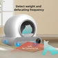 Experience Convenience with Tonepie Automatic Smart Cat Litter Box: Self-Cleaning, 65L Capacity, App-Controlled Pet Cats Toilet. Features Ionic Deodorizer for a Fresh Environment. Say Goodbye to Hassle
