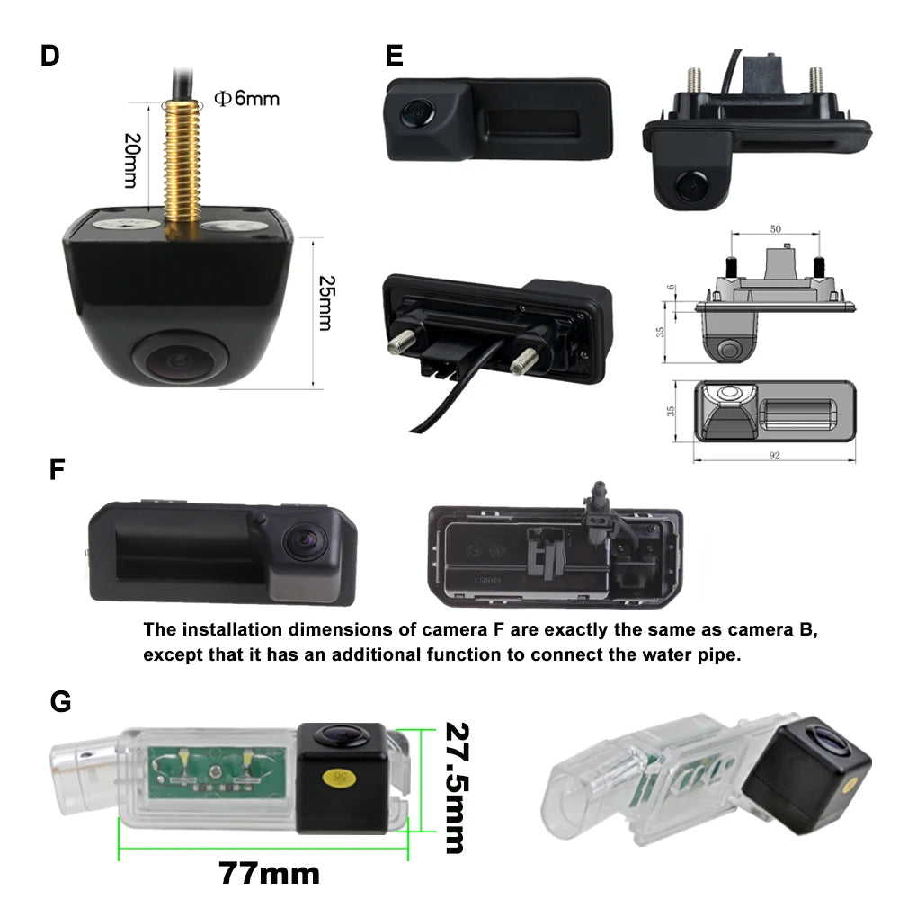 SINOSMART CanBus Reversing Camera: Dynamic Trajectory Parking Assist