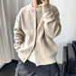 2024 Spring New Light Luxury Fashion: Men's Round Neck Knitted Cardigan Sweater - Loose Fit, Boutique DressSimpleStyle