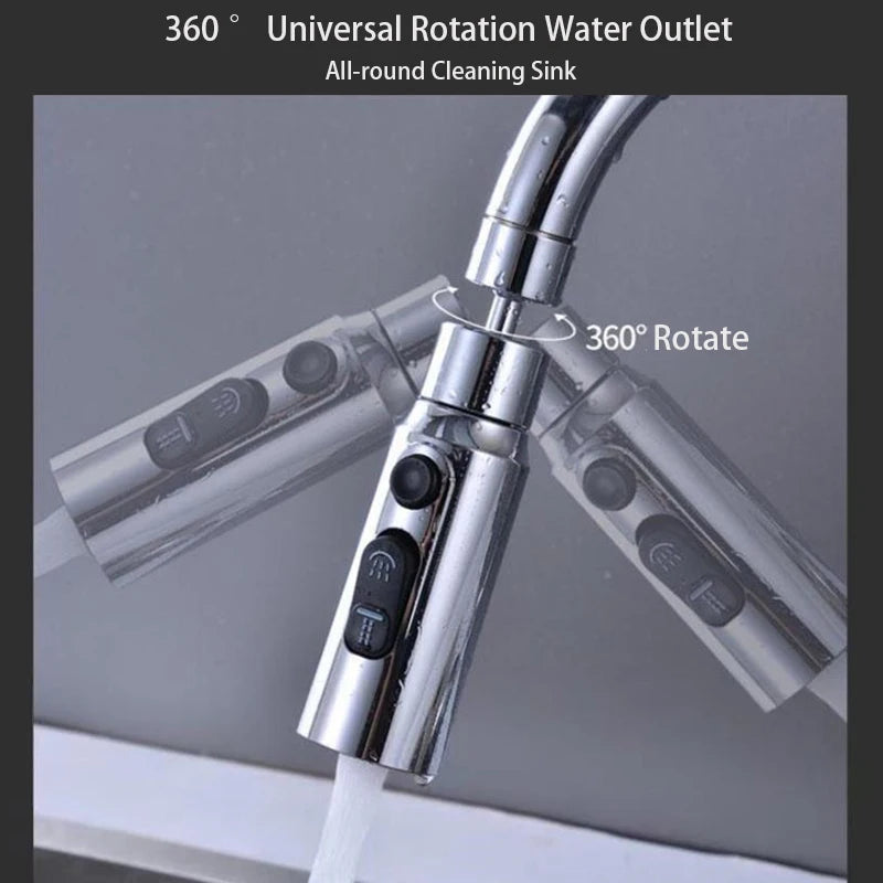 360° Faucet Extender: Splash-Proof Kitchen Sink Upgrade