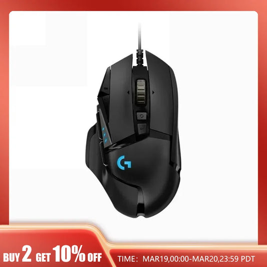 Unleash Precision Gaming: Logitech G502hero Master Wired Gaming Mouse - The Ultimate Esports Machinery with Advanced Features for Eat Chicken, Macro, and CS Programming